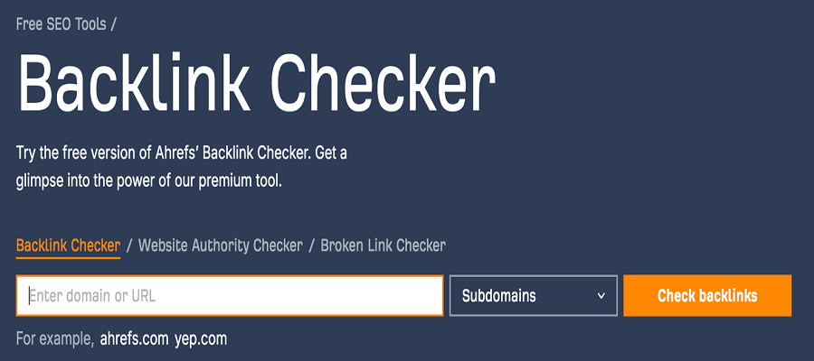 free backlink checker